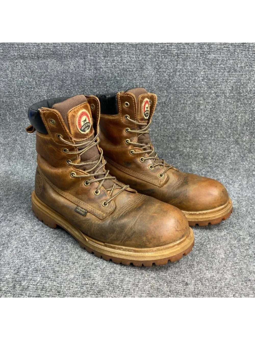 Red Wing Irish Setter Hopkins 83815 Work Boots Mens 9 EE Wide Waterproof 400g